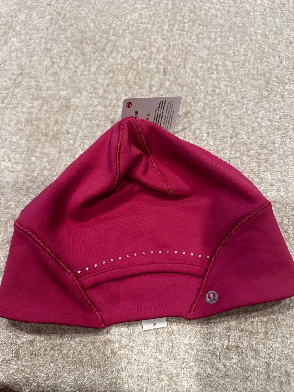 Lululemon Fuchsia Running Beanie